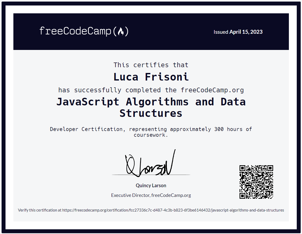 certificates